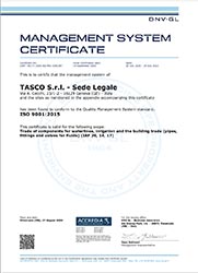 Quality Management System Certificate